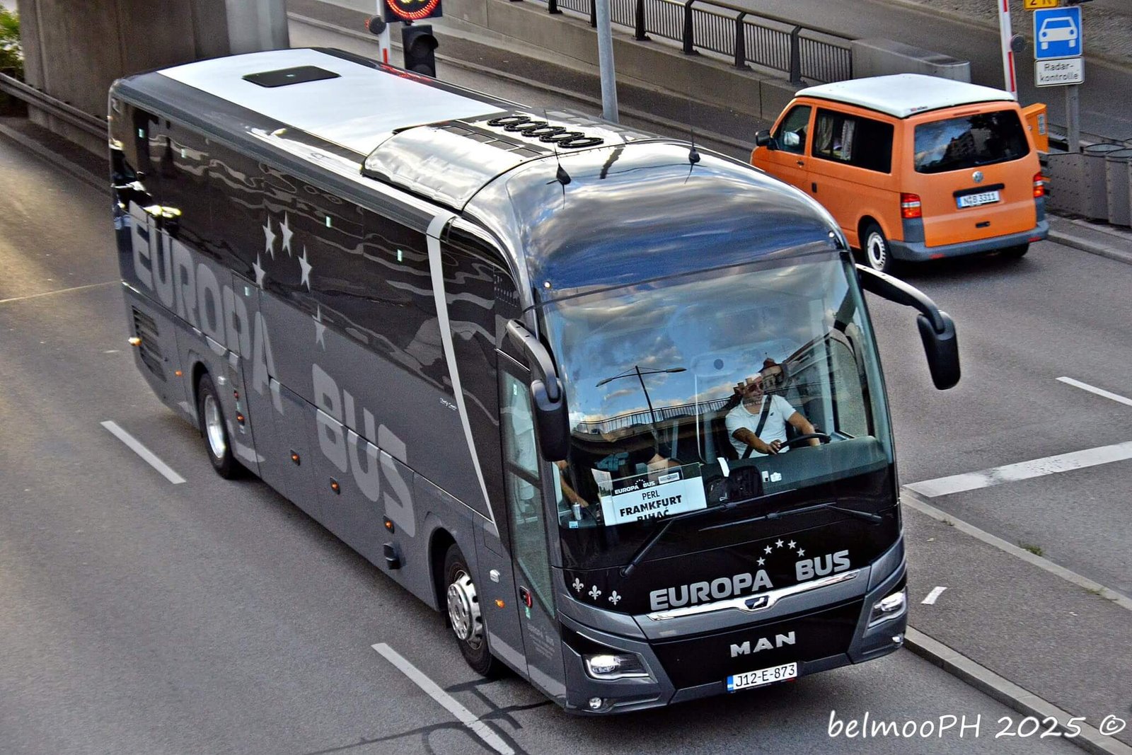 EuropaBus on the road